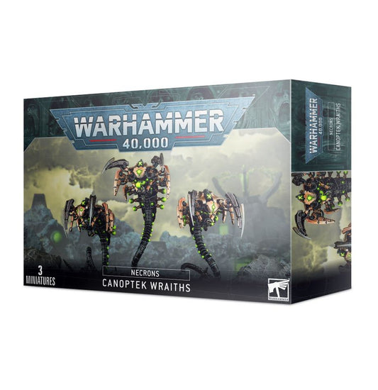Necrons Canoptek Wraiths Warhammer 40K plastic miniatures kit – 3 models from Partisan Games UK small shop