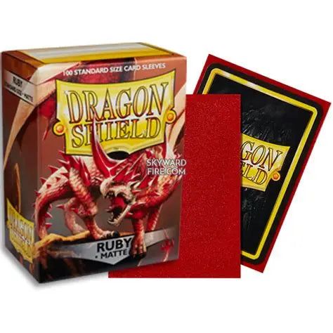 Dragon Shield Card Sleeves Ruby Matte (100)