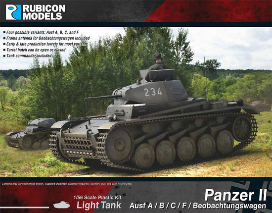 Rubicon Panzer II Ausf A/B/C/F
