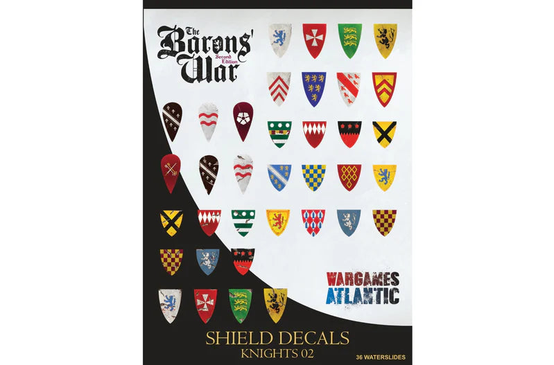 Barons War Shield Decals Knights (2)