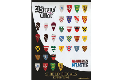 Barons War Shield Decals Knights (2)