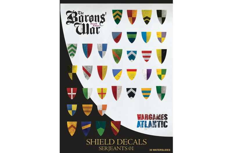 Barons War Shield Decals Serjeants (1)