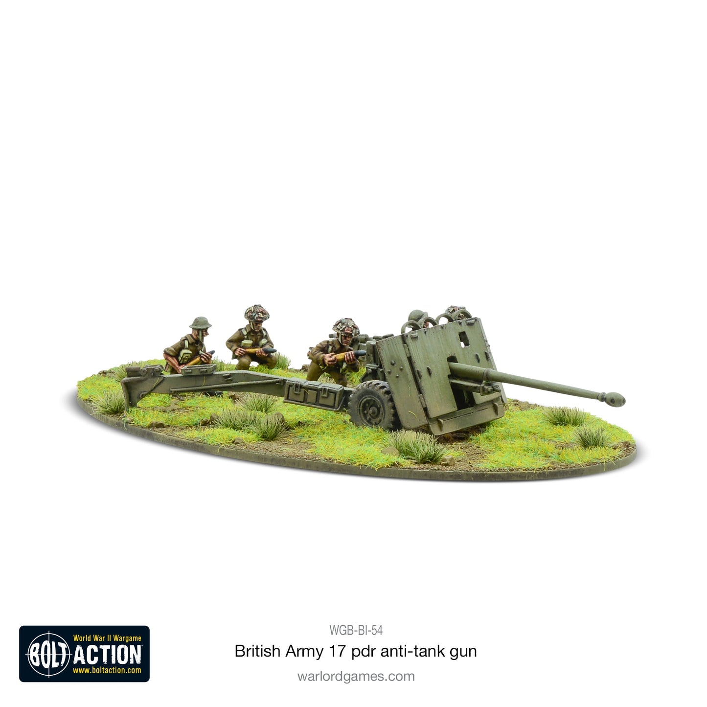 British Army 17 PDR Anti Tank Gun