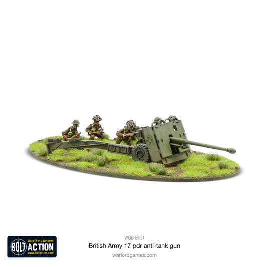 British Army 17 PDR Anti Tank Gun