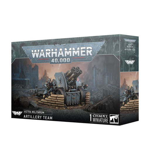Partisan Games UK - Death Korps of Krieg Artillery Team Warhammer 40K - Games Workshop Plastic Artillery Kit for Astra Militarum Army - 1 Model with 4 Weapon Options