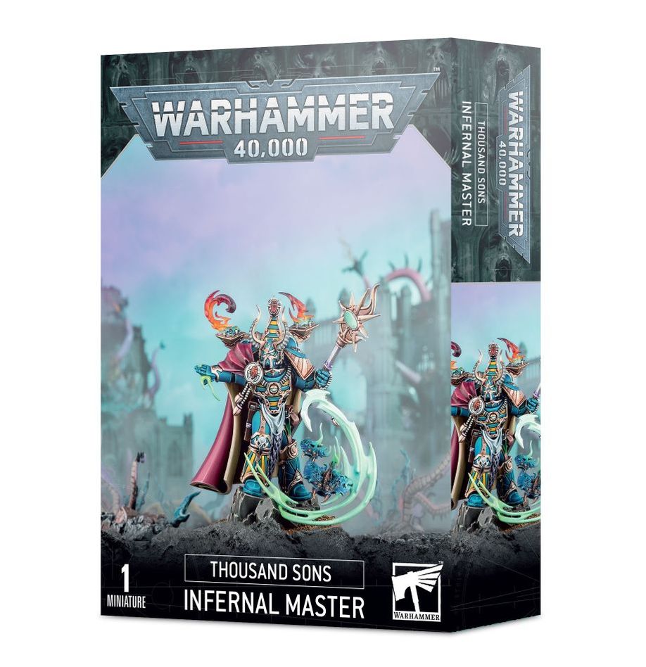 Thousand Sons Infernal Master Warhammer 40K plastic character miniature kit – 1 model from Partisan Games UK small shop