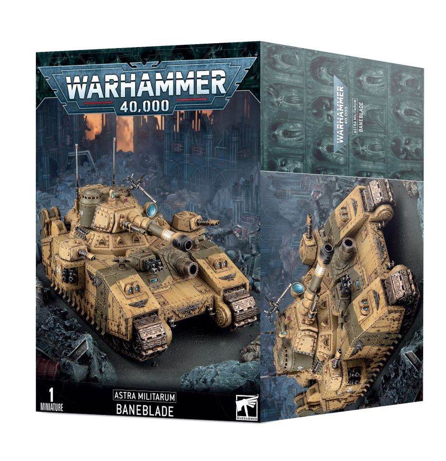 Astra Militarum Baneblade Warhammer 40K plastic super-heavy tank kit – 1 model with multiple weapon options from Partisan Games UK small shop