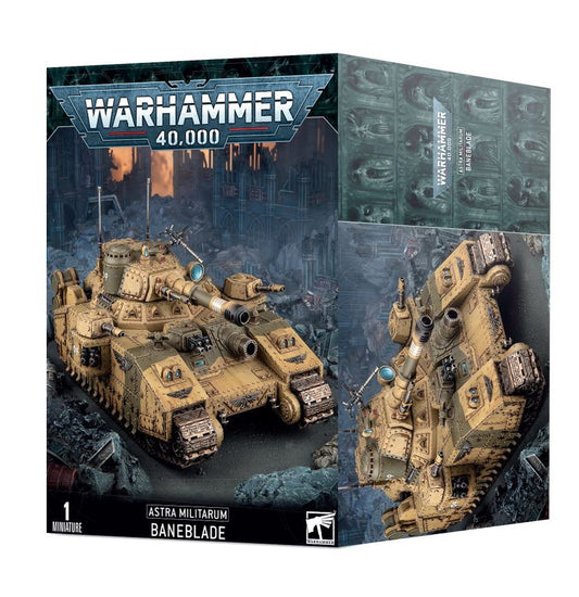 Astra Militarum Baneblade Warhammer 40K plastic super-heavy tank kit – 1 model with multiple weapon options from Partisan Games UK small shop