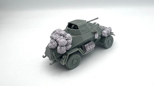 Rubicon 222/223 Armoured Car Stowage Kit - Resin