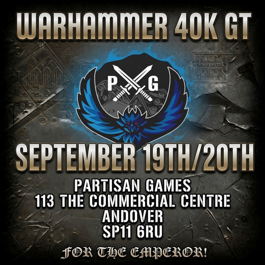 Warhammer 40K GT 19th/20th September