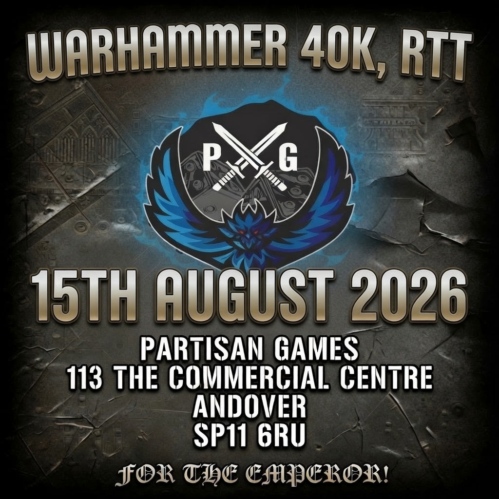 Warhammer 40K RTT Saturday 15th August 2026