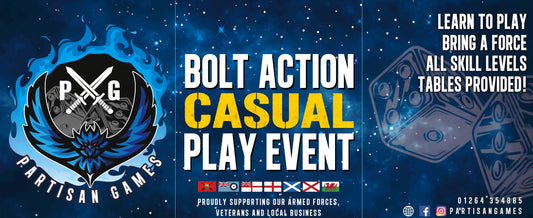 Bolt Action Casual Play Day 3rd October 2026