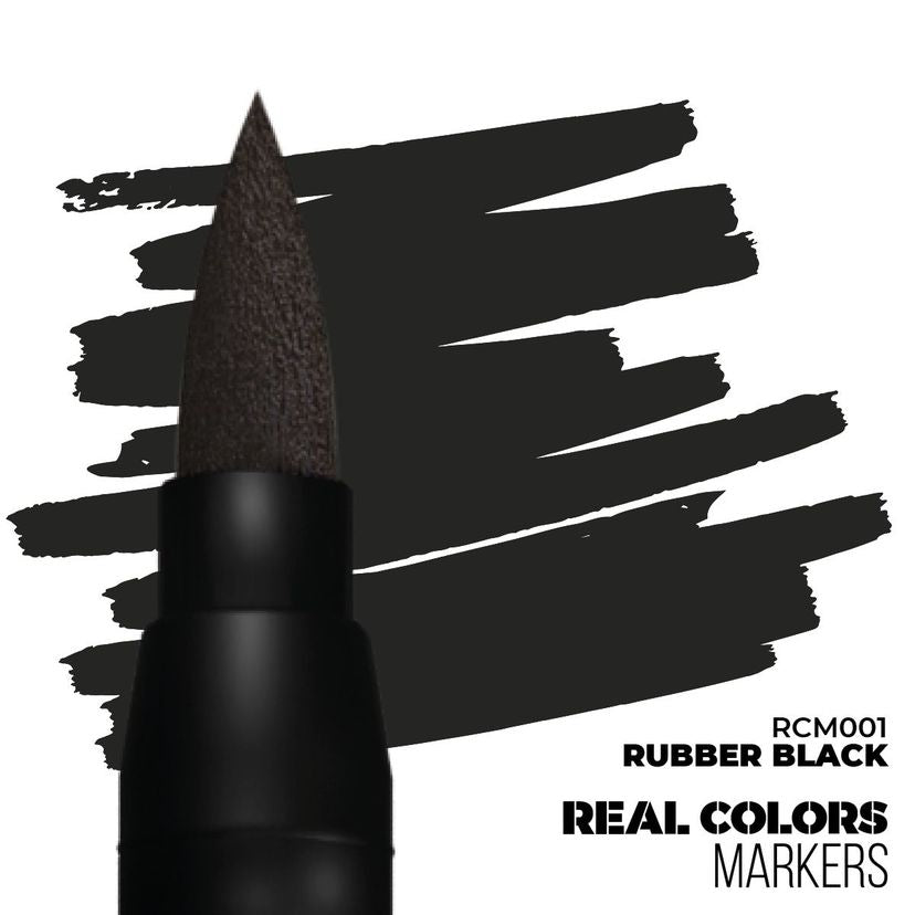 AK Interactive Real Colors Marker: Rubber Black