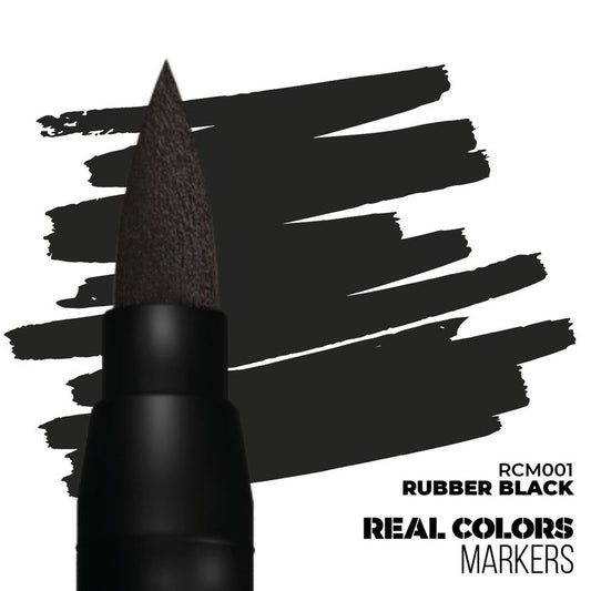 AK Interactive Real Colors Marker: Rubber Black