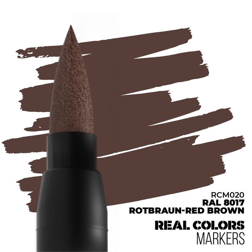 AK Interactive Real Colors Marker: RAL 8017 Rotbraun-red Brown