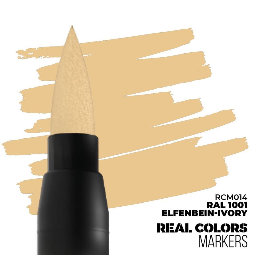 AK Interactive Real Colors Marker: RAL 1001 Elfenbein-ivory