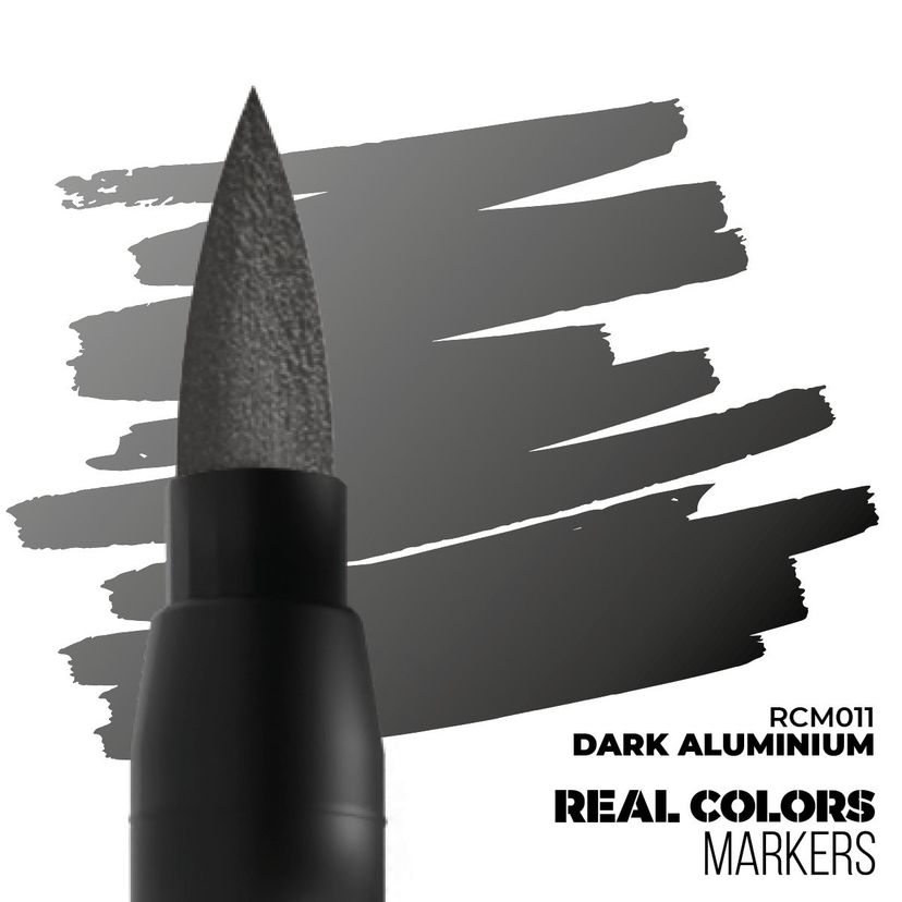 AK Interactive Real Colors Marker: Dark Aluminium