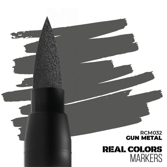 AK Interactive Real Colors Marker: Gun Metal