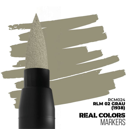AK Interactive Real Colors Marker: RLM 02 Grau (1938)