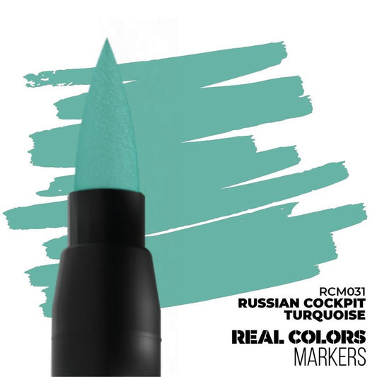 AK Interactive Real Colors Marker: Russian Cockpit Torquoise