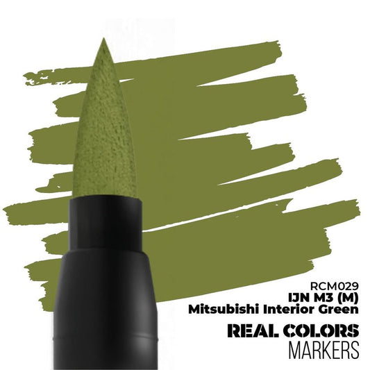 AK Interactive Real Colors Marker: IJN M3 (M) Mitsubishi Interior Green