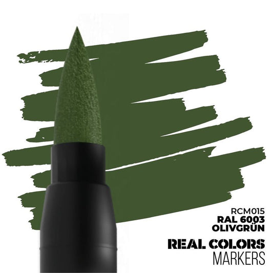 AK Interactive Real Colors Marker: RAL 6003 Olivgrün