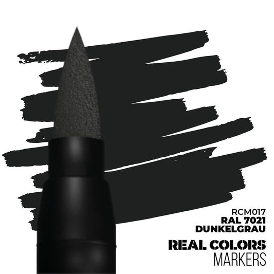 AK Interactive Real Colors Marker: RAL 7021 Dunkelgrau