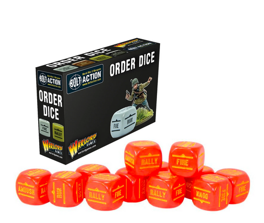 Bolt Action: Orders Dice Pack - Red