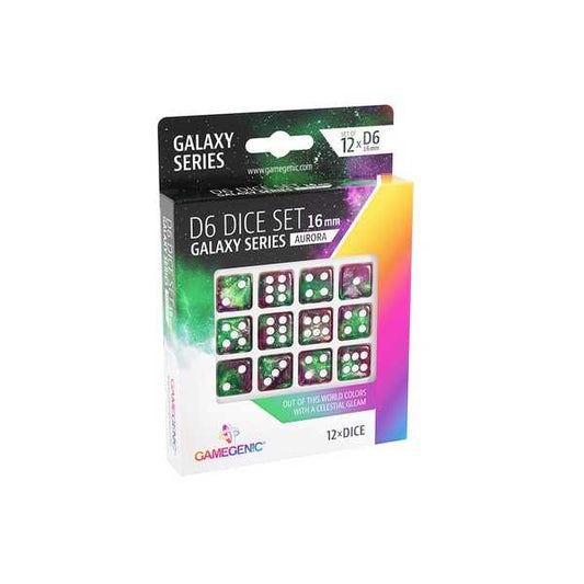 Galaxy Series Aurora D6 Dice Set Set of 36