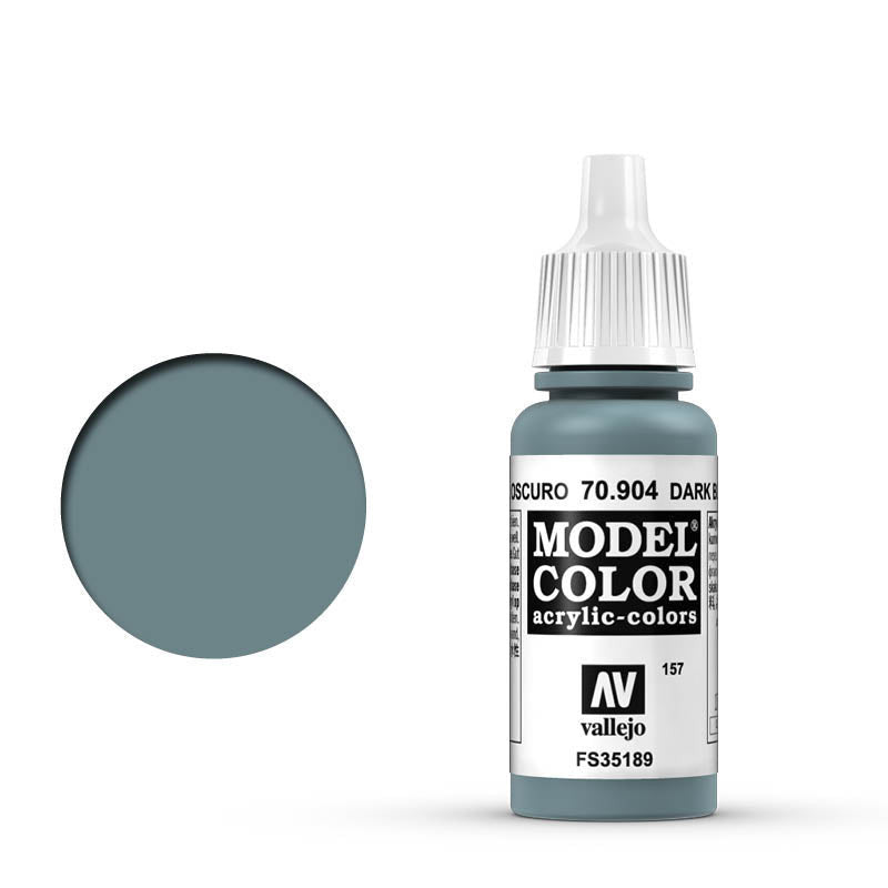 Vallejo Model Colour 17ml | Dark Blue Grey 70904
