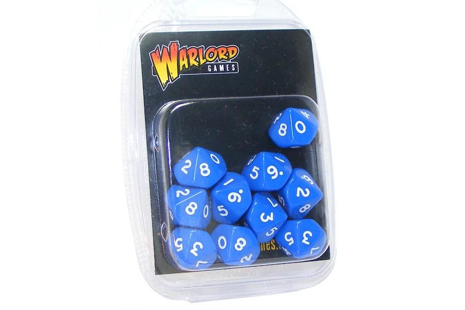 D10 Dice Pack - Blue (10)