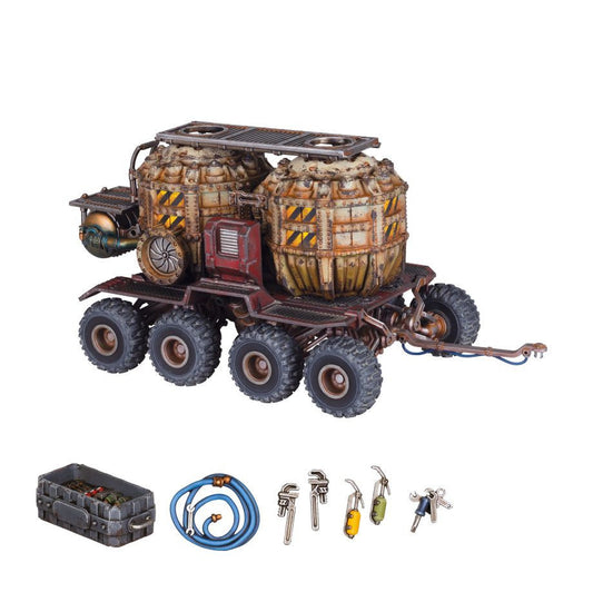 Promethium Tanks On Cargo-8 Trailer