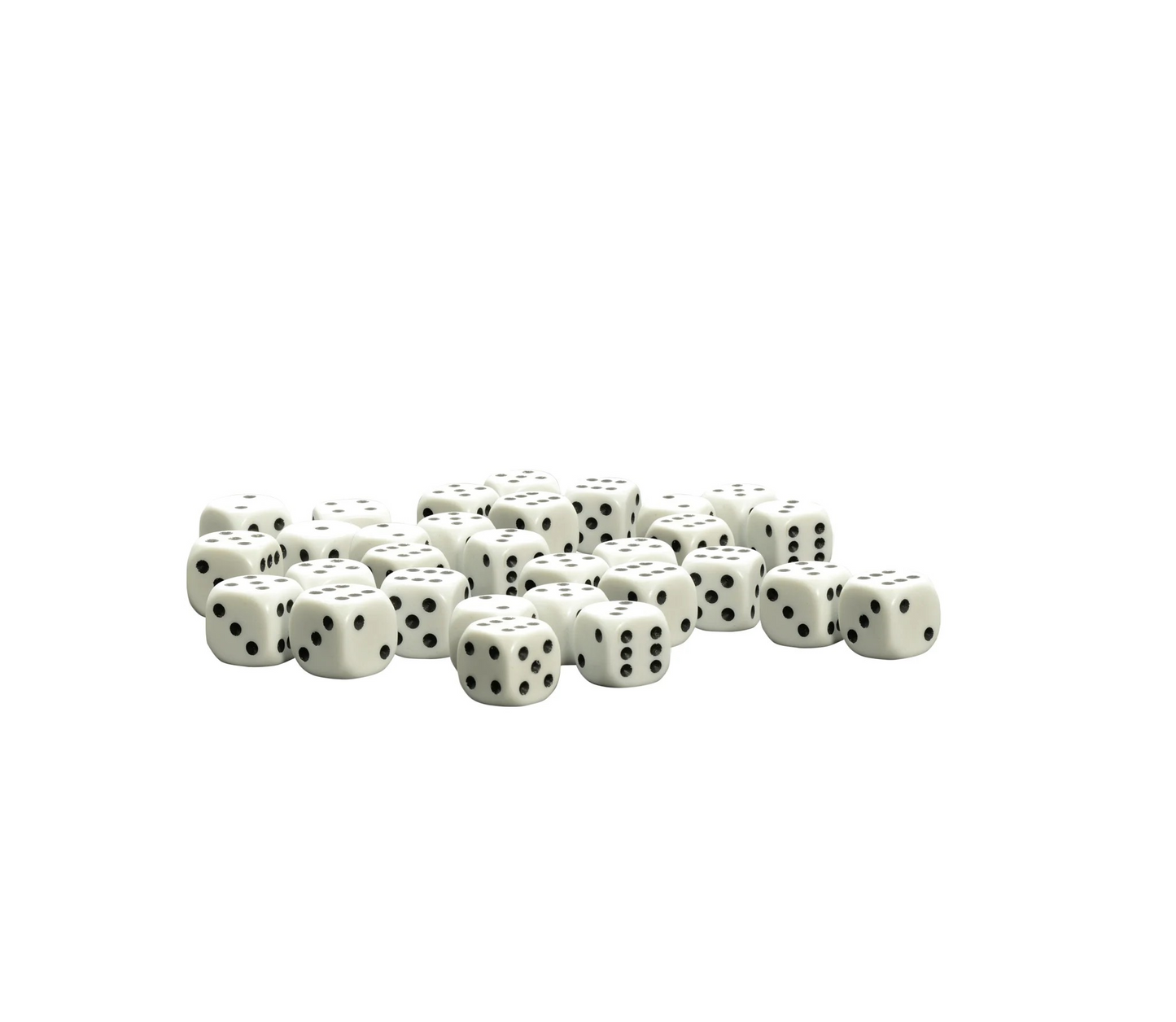 D6 Dice - White (30)