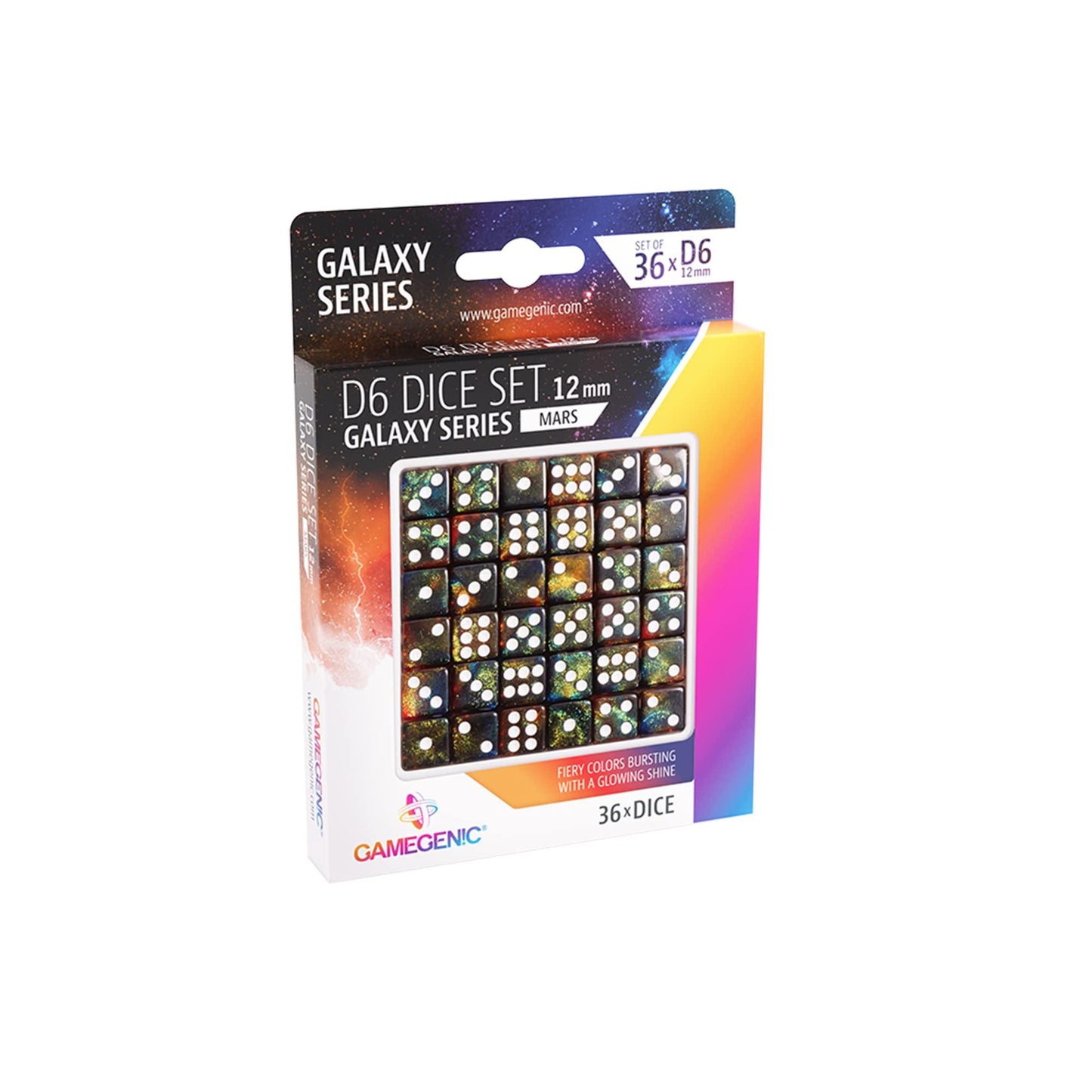 Galaxy Series Mars D6 Dice Set Set of 36