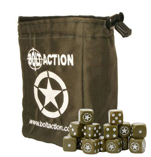 Bolt Action: Allied Star Dice Bag