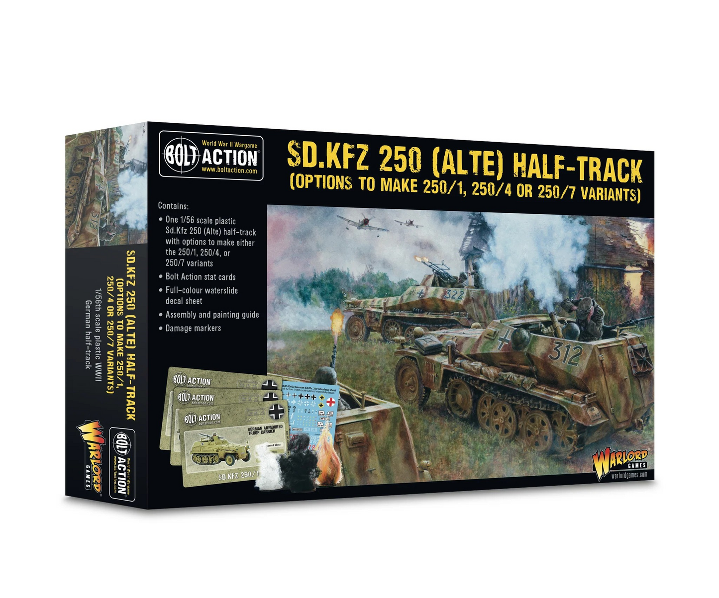 Bolt Action: Sd.kfz 250 Alte (options For 250/1, 250/4 & 250/7)