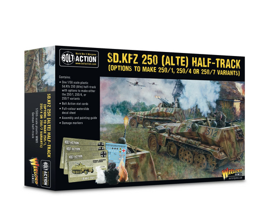 Bolt Action: Sd.kfz 250 Alte (options For 250/1, 250/4 & 250/7)