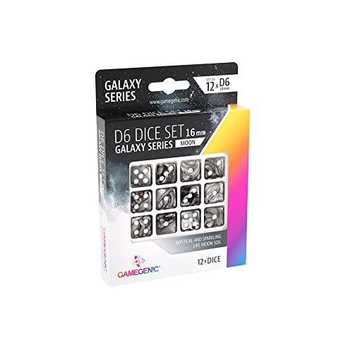 Galaxy Series Moon D6 Dice Set
