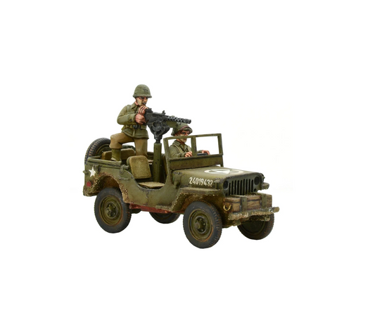 Bolt Action:US Army Jeep With 30 Cal MMG