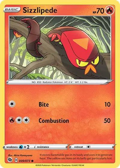 Sizzlipede [Reverse Holo]