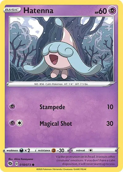 Hatenna [Reverse Holo]