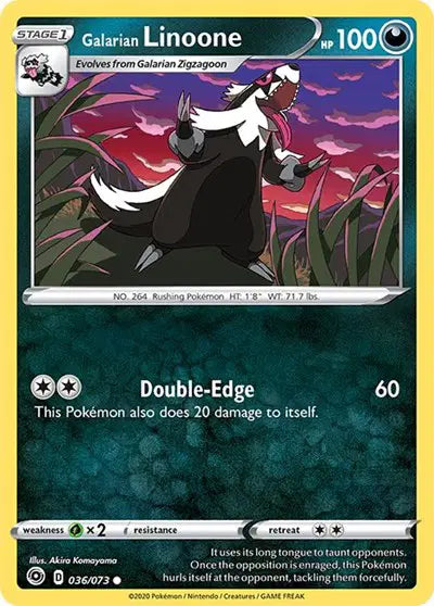 Galarian Linoone [Reverse Holo]
