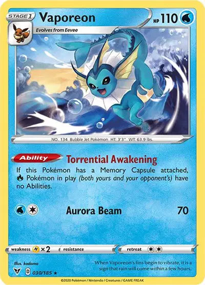 Vaporeon [Reverse Holo]