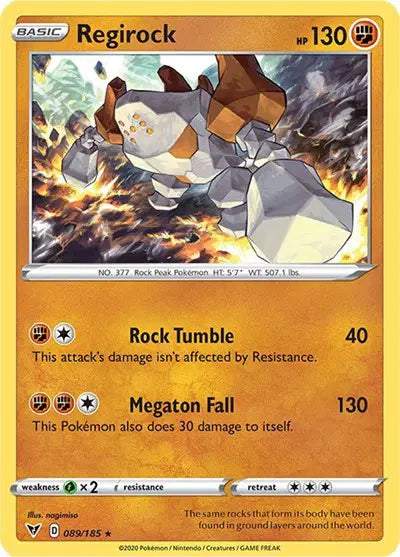 Regirock [Reverse Holo]