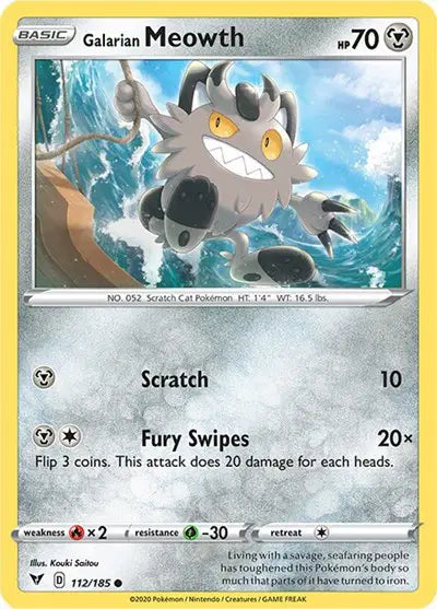 Galarian Meowth [Reverse Holo]