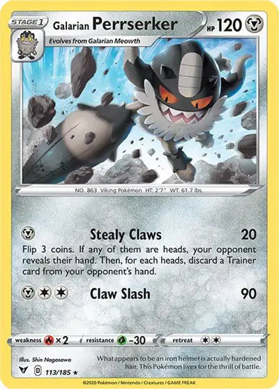 Galarian Perrserker [Reverse Holo]