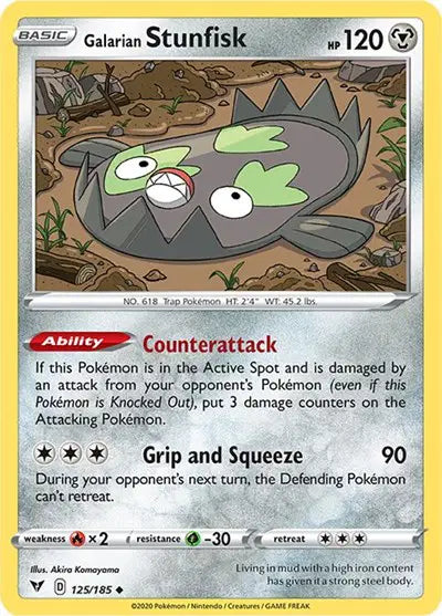 Galarian Stunfisk [Reverse Holo]