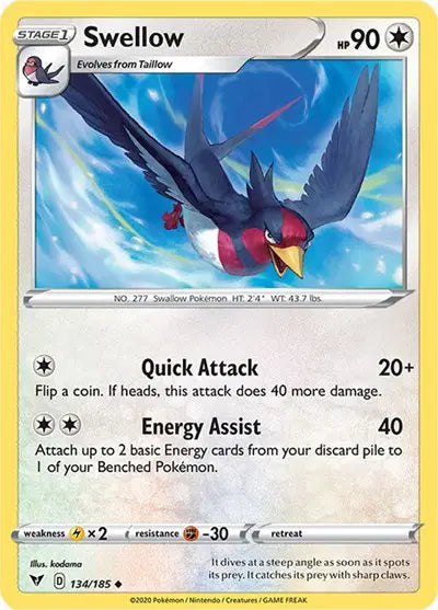 Swellow [Reverse Holo]