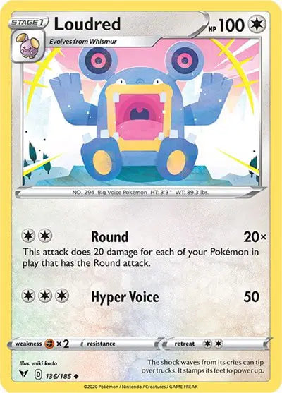 Loudred [Reverse Holo]