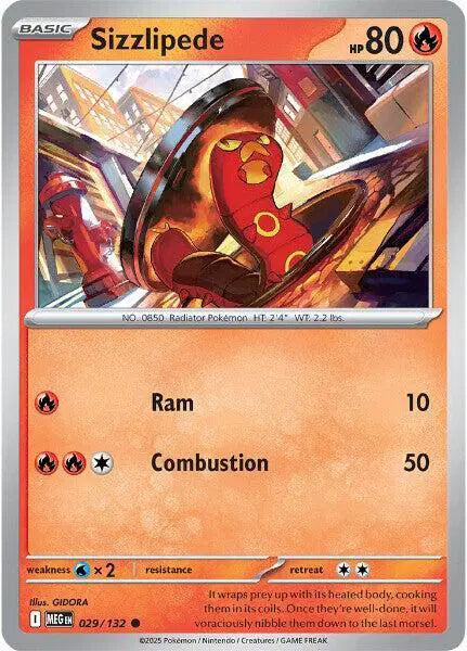 Sizzlipede [Reverse Holo]